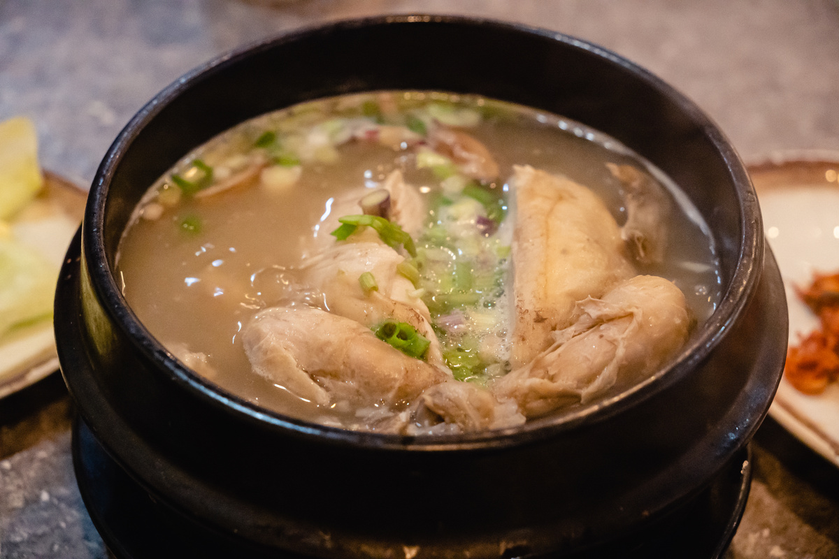 Samgyetang - Korean ginseng chicken soup